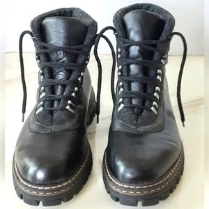 BLONDO Mens 2 Tone Leather Lace Up Insulated Waterproof Combat Ankle Boots Sz 12
